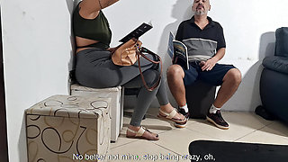 Flash of dick in the dentist's waiting room and she groped it.