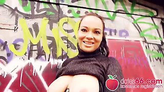 German Highway: Hot Public Sex With 2 Milfs