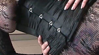 Sexy babe with huge tits dominates wild and hot BDSM