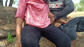 Cheating Wife Enjoying Outdoor Fucking with Her Husband Friend - Part 2