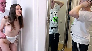 Jane White - Daddy Fucked Stepson's Wife In The ASS Hard