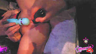 Mommy & Daddy Play with the Kitty
