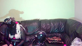 My wife fucks my face with her big dick
