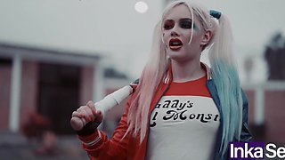 Sperman Tries To Impregnate Naughty Slim Blonde Harley Quinn & Fucks Her In the Ass