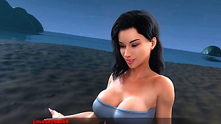 Away From Home [25] Part 113 Fucking My Maid in the Night on the Beach by Loveskysan69
