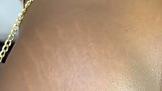 Hot Ebony Girl with Her White Daddy - Creampie