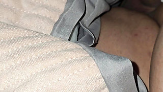 Step mom handjob Indian step son dick without condom