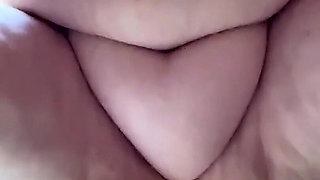 Bbwbootyful ridding my 12inch black dildo underneath camvu