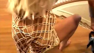 Horny blonde milf gets properly double hammered