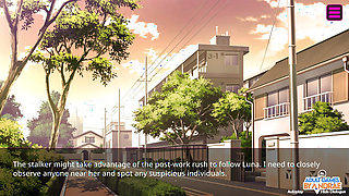EP9: Fan Meets Exhibitionist Luna in the Public Toilet - Female Anchor Next Door