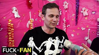 Looking-good Tory Lane and Porno Dan - cum eating video - Fuck A Fan