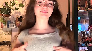 Cute teen anne solo anal masturbation