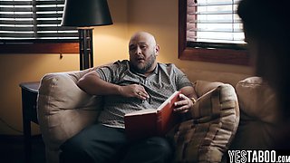 Distraught pregnant teen manipulated and pounded by BFs stepdad