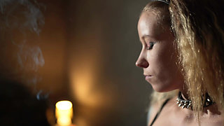 Anette Blows the Smoke