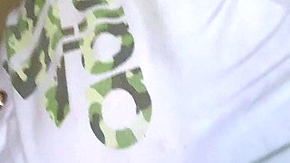 Big boob brunette masturbates on webcam