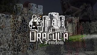 Black Mistress Zeida Caning White Prisoner in Dracula Femdom Castle - Hardcore BDSM Punishment