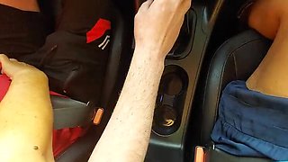 Hot Step Mommy Teases Driver in Short Skirt & Heels - Public MILF Action