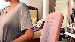 Big boobs milf masturbates with her dildo