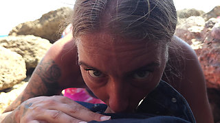 A Quick Fuck on the Beach Under the Spanish Sun