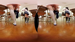 Imagine being 15cm Tall and Seeing what the World Looks Like!; Japanese Schoolgirls Caught Changing