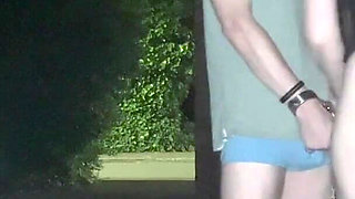 Restrained Him Outside Half Naked