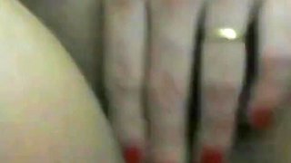 Chubby Housewife Masturbating with Stranger