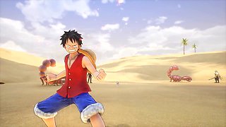 Gameplay of naked mod for One Piece with ass fucking and internal cumshot