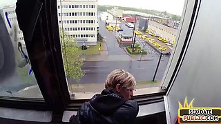 Horny pulled babe pussyfucked in POV