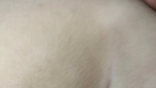 Splendid shot of the stepmother's butt, her anus is desirous of a big and thick cock but enjoys her stepson's cock.