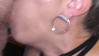 An Amazing Tattooed MILF Getting All Sorts of Cumshots