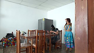 Sinful Maid Spreads Her Pretty Pussy Open