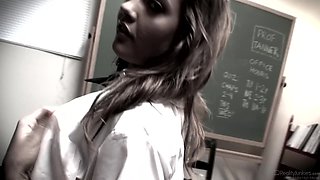 Naughty Schoolgirl Temptation with Chastity Lynn's Heat