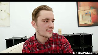 Embarrassed Cuck Watches a BBC Fuck His Blonde Wife Kira Thorn
