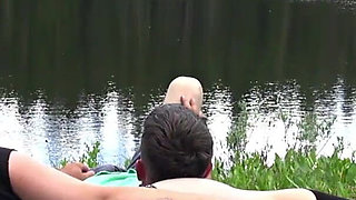 Cumming together at the lake