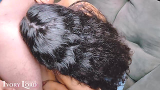 Amy Sucks My Cock While the Cuckold Works