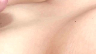 Making Him Cover My Tits in Hot Cum