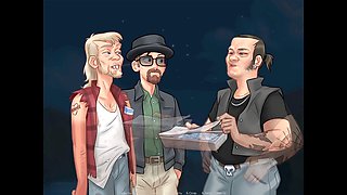 Finishing up Summertime Saga gameplay with some steamy cartoon fun