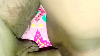 Beautiful young village sister-in-law hard with her husband