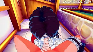 Gorgeous hentai girl exciting xxx scene