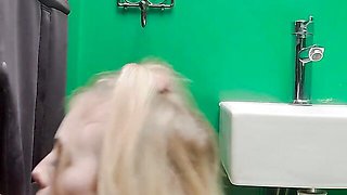 Enticing princess at gloryhole porn