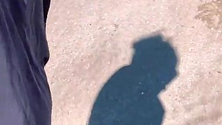 Wifey Dared Walking Around Side Boob on Public Beach