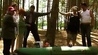 Rusas sexo en el bosque