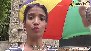 CarneDelMercado - Yamile Mil Big Booty Latina Colombiana Oiled Up For Hardcore Pussy Fuck