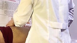 Patient Can't Handle It and Becomes Stiff in Front of the Nurse During the Exam