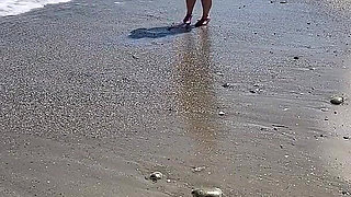 Walking by the Beach