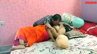 Indian wife's brother-in-law enjoys steamy encounter with seductive sister-in-law! Authentic Indian sex