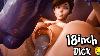 Widowmaker 18inch Dick Extreme Hardcore Sex Cumming Inside