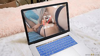 That Tricky Babysitter Is Spying On Us With Scott Nails, Charli Phoenix, Mia Kay - Brazzers