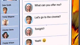 Black man fucking teenage girl in student hostel while boy in love chatting with her