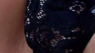 Blonde Babe From France Plays with Her Pussy in Outdoor Session